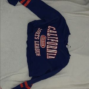 Long sleeve, crop top